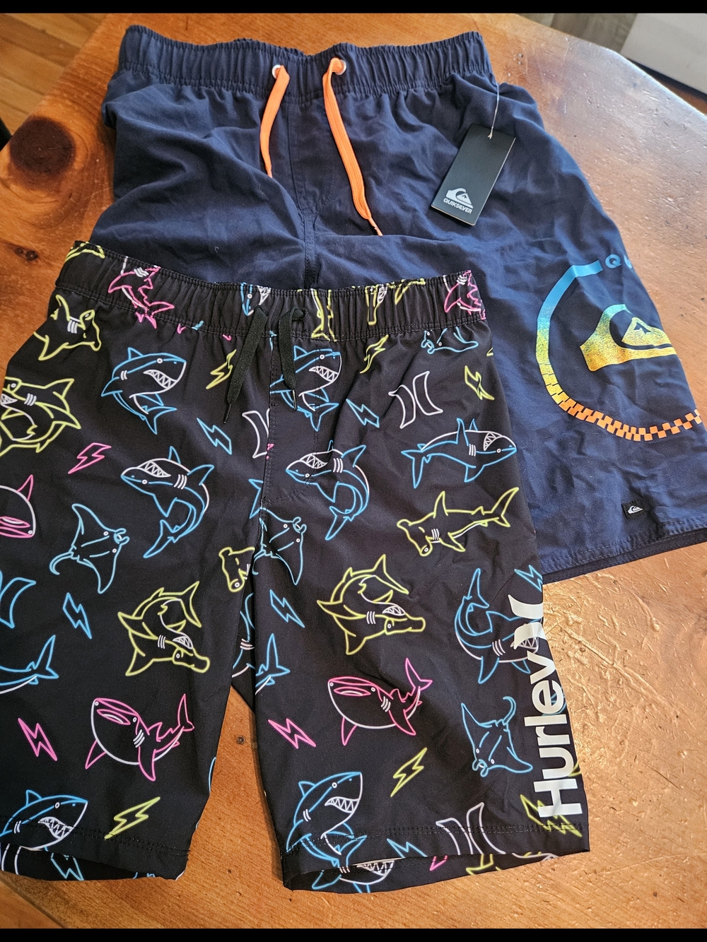Quiksilver And Hurley Boys Swim Shorts Bundle! New